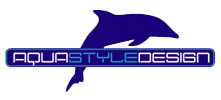 logo aqua style design